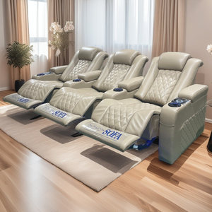 Ensemble canapé inclinable moderne et luxueux pour le cinéma et la maison fauteuils inclinables pour le salon salle des médias salle de cinéma école hôtel - Product Image 4