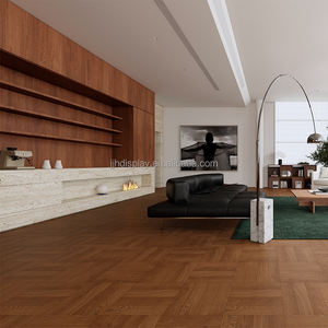 Vetrina di design interni per casa personalizzabili in fabbrica per soggiorno design da parete per decorazione domestica da esposizione temperata - Product Image 3