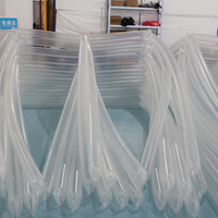 Tente gonflable Pinhong avec doublure en TPU soudée haute fréquence, tube flexible transparent haute pression léger