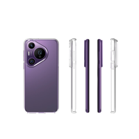 Coque de téléphone en TPU haute transparence pour Huawei Pura 70 Pro coque de téléphone en TPU antichoc transparente pour Huawei Pura 70 couverture de téléphone transparente