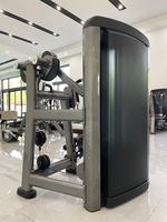 Mesin Latihan Angkat Lateral Duduk MMD Commercial Gym Equipment Shoulder Station Pin Loaded