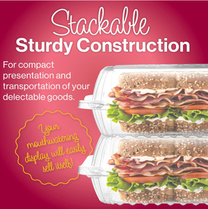 8 \ "X 8 \" X 3 \ "coperchio incernierato contenitori di plastica trasparente Togo scatole di fragole cibo a conchiglia per prodotti da forno Pizza <span class=keywords><strong>Hamburger</strong></span> - Product Image 5