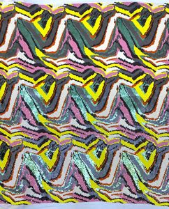 Nhà thiết kế nổi tiếng trình diễn thời trang Sequins đầy đủ thêu ren vải cho Haute Couture - Product Image 2