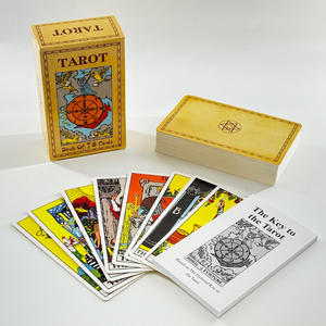 Aangepaste Verschillende Talen <span class=keywords><strong>Tarot</strong></span> Card Deck Fabriek Oem Originele <span class=keywords><strong>Tarot</strong></span> Kaarten Gedrukt Orakel Kaarten - Product Image 3