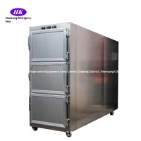 Refrigerador Haokang de Acero Inoxidable 304, Estilo Americano, para Cadáveres, para Uso con Bebés, Capacidad para 3 Cadáveres, -5~-15 °C