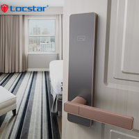 Sistema de Seguridad con Tarjeta RFID Locstar, Entrada sin Llave, Cerradura Inteligente Interconectada para Puerta de Hotel con Sistema de Software de Gestión