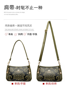 Sacs à main de luxe pour femmes, sacs à bandoulière, sacs fourre-tout, sacs à main en cuir PU de haute qualité et sacs à bandoulière - Product Image 2