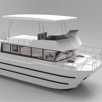 Bateau de plaisance à deux étages Sea King 11m X 4m, bateau de pêche commercial