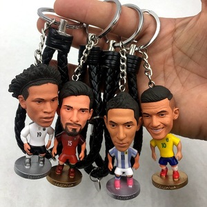 Porte-clés figurine de star du football en PVC pour Ronaldo, Neymar, Van Dijk, <span class=keywords><strong>Griezmann</strong></span> – Pendentif de joueur de football – Cadeau pour les fans - Product Image 3