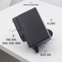 Modules d'alimentation AC/DC CE UL CB RCM CCC 10W 11W 12W 5V 9V 12V 21V 24V 1A 1,5A 2A avec prise US EU UK AU