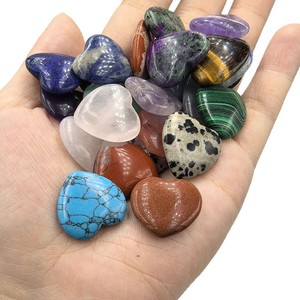 Tairui Mining Semi-Precious Crystal Heart <b>Stone</b> 19.79mm Polished Ornament Craft - Product Image 3