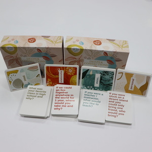 Tự khẳng định thẻ tùy chỉnh in ấn tùy chỉnh tích cực và đầy cảm hứng khẳng định thẻ sàn với hộp từ - Product Image 2