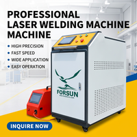 Diskon 11% Grosir 3 in 1 FORSUNW1000 Cnc 2kw Mesin Pemotong, Pembersih, dan Pengelasan Laser Genggam