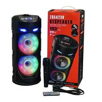 Enceinte sans fil double 4 pouces étanche IPX2 V2.0 ZQS4239 pour la danse en plein air