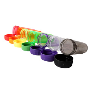 Pot cosmétique rond transparent en plastique avec couvercle à vis, flacon à ouverture facile pour produits cosmétiques, vente en gros - Product Image 2