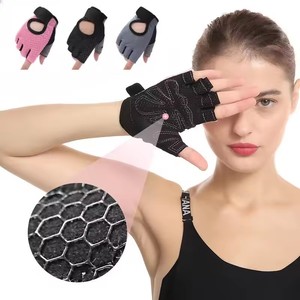 Gants de cyclisme sans doigts, gants de fitness professionnels pour femmes et hommes, respirants, antidérapants, pour l'été, la pêche, le vélo - Product Image 4