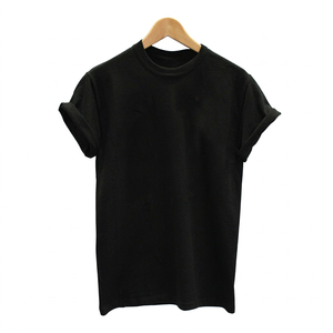 Customized Cheap Wholesale Blank Unisex Silk/Cotton Quick Dry Eco-Friendly Breathable Casual T-Shirts Custom Printing Logo - Product Image 1