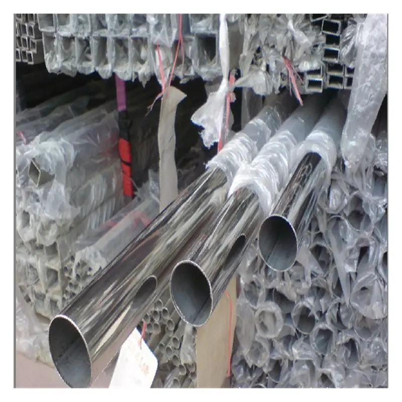 Shandong all'ingrosso di alta qualità tubo di acciaio inossidabile 201 tubo di scarico auto 0.35mm da L/C T/T dalla cina
