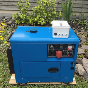 Portable 7 kw Diesel Generator Super Silent 1500rpm ATS Durable Open Frame Remote Start 110V/220V/380V 50/60Hz Air Cooled <b>23A</b> - Product Image 4