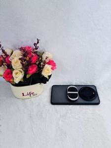 Miroir de maquillage pliable 2-en-1 et support de téléphone avec boîte cadeau, support de téléphone adhésif portable avec miroir de maquillage double face - Product Image 6