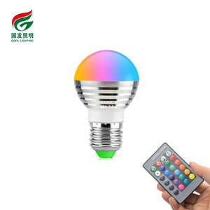 Đèn Led Nhiều Màu Gofa E27 B22 3W 5W 10W Rgb + W Bóng Đèn Thay Đổi Màu 16 Triệu + Bóng Đèn Led Rgb Điều Khiển Từ Xa - Product Image 3