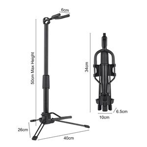 Soporte <span class=keywords><strong>de</strong></span> instrumento <span class=keywords><strong>de</strong></span> viento digital plegable Soporte <span class=keywords><strong>de</strong></span> aerófono <span class=keywords><strong>de</strong></span> <span class=keywords><strong>metal</strong></span> ajustable Soporte <span class=keywords><strong>de</strong></span> instrumento musical - Product Image 2