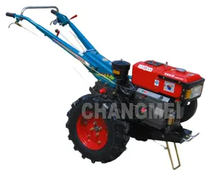 Chine tracteurs à 2 roues prix de détail du tracteur à pied 12hp avec différents outils