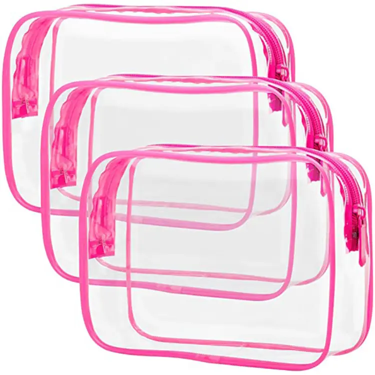 new products Pvc Cosmetic bags Waterproof Colorful Toilet Travel Pouch Kit Clear Makeup Bag Cosmetic for Travel