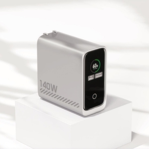 <span class=keywords><strong>Chargeur</strong></span> USB C rapide GaN 140W, écran tactile, <span class=keywords><strong>chargeur</strong></span> mural USB C 4 ports, adaptateur secteur pour ordinateur portable Dell XPS, iPhone, <span class=keywords><strong>iPad</strong></span> Pro - Product Image 4
