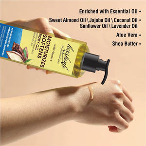 Minyak jarak organik murni minyak mandi mewah Vegan jumlah besar alami perawatan tubuh Vegan <span class=keywords><strong>Gel</strong></span> mandi pengelupasan - Product Image 4