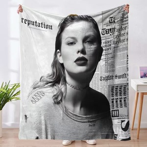 Super suave música franela cantante Swifties 3D impreso personalizado Taylor manta Swifty manta pegatina Collage manta regalo - Product Image 4