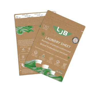 Feuilles de lessive biodégradables écologiques à <span class=keywords><strong>prix</strong></span> d'usine, marque privée, feuilles de lessive, feuilles de détergent à lessive - Product Image 2
