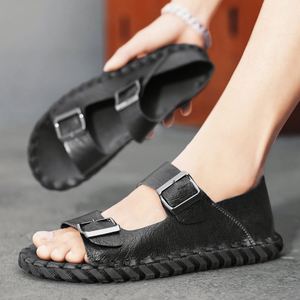 Pantuflas Casuales de Moda con Logotipo Personalizado, Nuevo Diseño, Pantuflas para Hombre con Suela de Corcho - Product Image 4