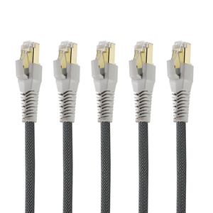 สายแพทช์ Cat 6 STP กิกะบิต / สายอินเทอร์เน็ต RJ45 แบบมีฉนวนป้องกัน, สายเครือข่ายแบบถักที่ทนทาน / โมเด็มสวิตช์ศูนย์ข้อมูล - Product Image 2