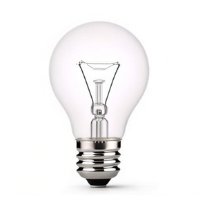Bombilla Incandescente de 60W, 240-250V, Base E27, Forma de Globo de Vidrio Transparente - Product Image 2