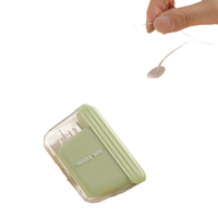 Tragbare Magnetische Nadelbox mit Nadelhalter Einfaches Plastik-Nähset für Näh- und Stickzubehör