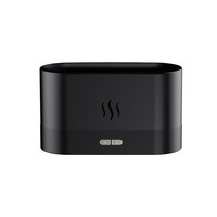 Diffuseur d'arômes de bureau moderne pour la maison et le bureau avec grand humidificateur réaliste à flamme Nouveau design coloré à flamme