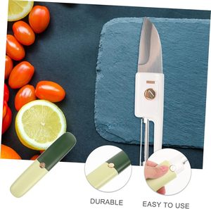 Cuchillo multifuncional dos en uno, práctico cuchillo para frutas, herramienta para pelar patatas para el hogar, cuchillo para frutas - Product Image 4