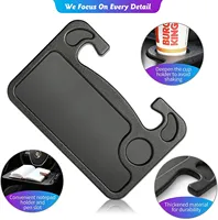 Tablette Multifonction pour Voiture Volant, Support Ordinateur Portable Plateau pour Manger Boire Travailler, Bureau de Voiture