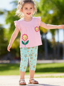 Set di <span class=keywords><strong>Abbigliamento</strong></span> per Bambine all'Ingrosso, Stile Europeo e Americano, Completi Estivi per Bambini, Graziosi Completi per Neonate - Product Image 5