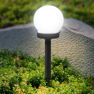 Solar <b>Globe</b> Path <b>Lights</b> 2-Pack IP65 <b>LED</b> Outdoor Garden Lawn Lighting Waterproof Decorative Patio Lamp - Product Image 2