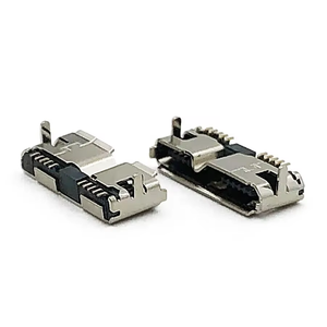 Conectores y Receptáculos SMT Coorle <span class=keywords><strong>Micro</strong></span> <span class=keywords><strong>USB</strong></span> Tipo B 3.0 de 10 Pines Hembra para Puerto de Disco Duro Móvil, 1000 Unidades/Bandeja - Product Image 2