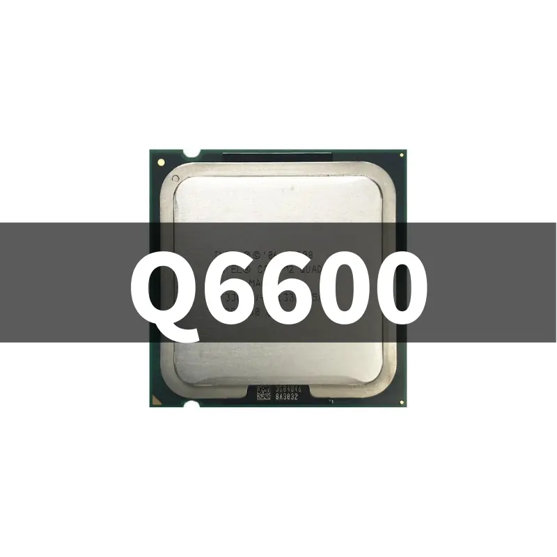 使用済みCore2 Quad Q6600CPUプロセッサーSL9UM SLACR 2.4GHz 8MB 1066MHzソケット775 cpu