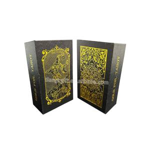 Custom lamina d'oro plastica oro timbratura tarocchi carte da gioco con scatola magnetica e stampa personalizzata - Product Image 2