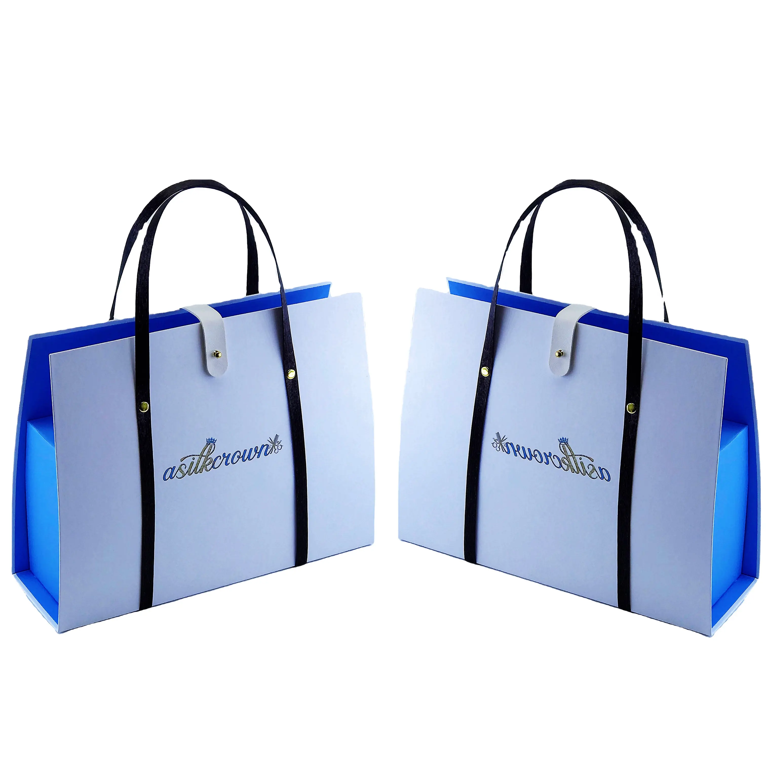 Custom Luxe Creatieve Vouwen Gift Box Handvat Met Vrouwen Jassen Bont Sjaals Hoge Hakken Schoenen Voor Vrouwen Gift Box verpakking