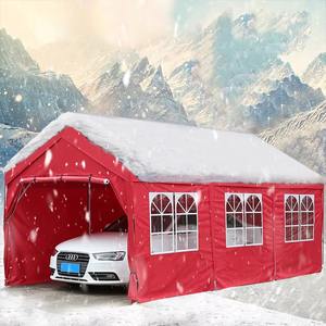 Abri extérieur JUYIXIN Sl-1 sur mesure, imperméable, à structure <span class=keywords><strong>en</strong></span> acier monocouche, toit <span class=keywords><strong>en</strong></span> PE, installation facile, protection UV, toutes saisons - Product Image 2