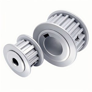 Polea de sincronización XL personalizada de 40 dientes, diámetro interior de 12/14 mm, ancho de correa de 9,53 mm, aleación de aluminio con doble brida para sistemas de automatización industrial - Product Image 2
