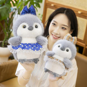 Bambole pinguino di alta qualità giocattoli di peluche bambole di stoffa <span class=keywords><strong>blu</strong></span> cuscini per dormire decorazione regalo per bambini <span class=keywords><strong>pinguini</strong></span> peluche - Product Image 3