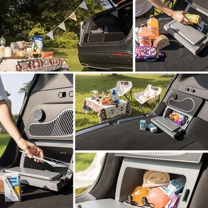 Nuevo Refrigerador Portátil Compacto para Vehículo, Mini Nevera para Auto Tesla Modelo Y, Capacidad de 16L, Pantalla Digital, Sin Escarcha, Puerto USB, Bajo Consumo - Product Image 5