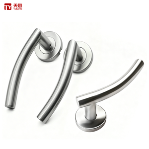 Tianyi Luxury Custom Matt Black Zinc Alloy Tubular Entry Heavy Duty Deadbolt Security <b>Keyed</b> Interior Room Door <b>Lock</b> Set - Product Image 1
